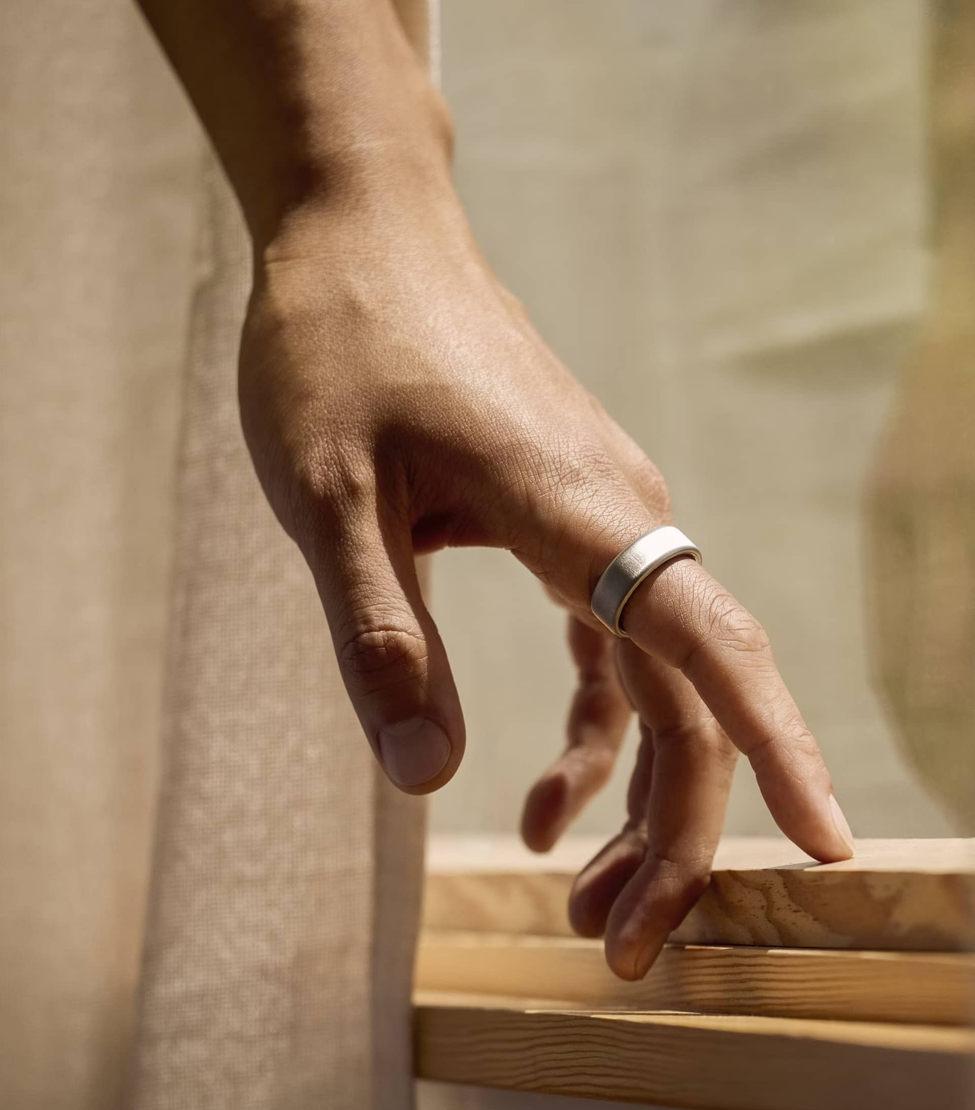 ᐈ Oura Ring 4 Brushed Silver — смарт кольцо для здоровья | купить